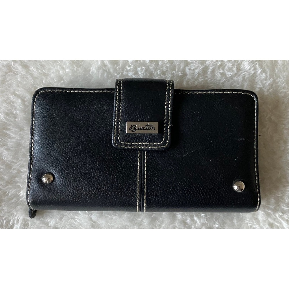 Buxton Leather Wallet In Black